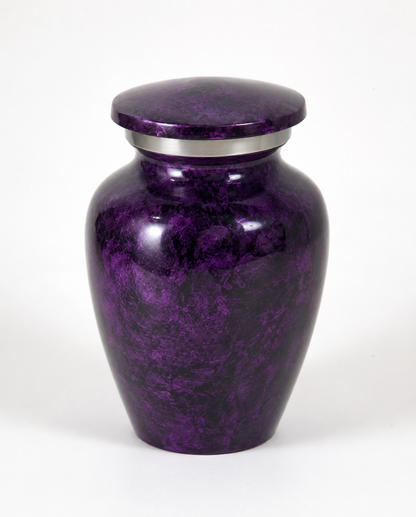 Amethyst Swirl Keepsake Memorial Urn
