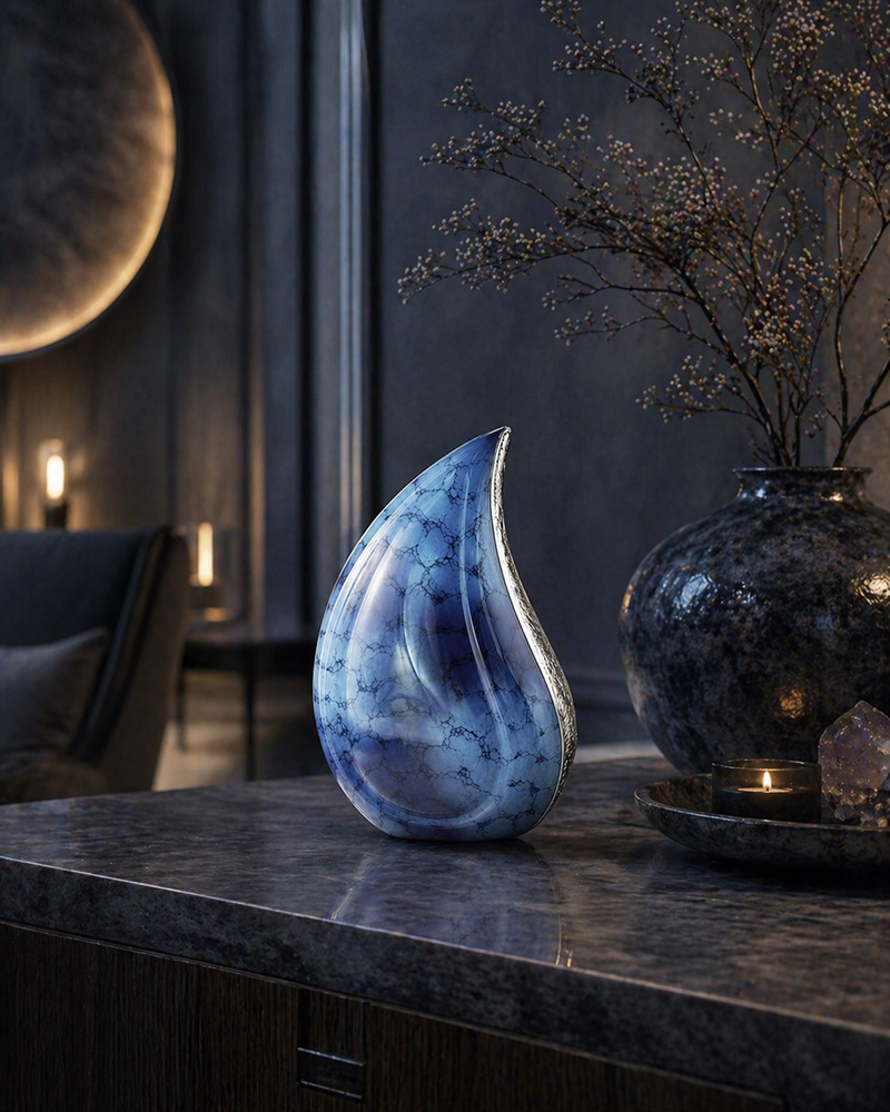 Why Choose the Aqua Veil Memorial Teardrop Urn?