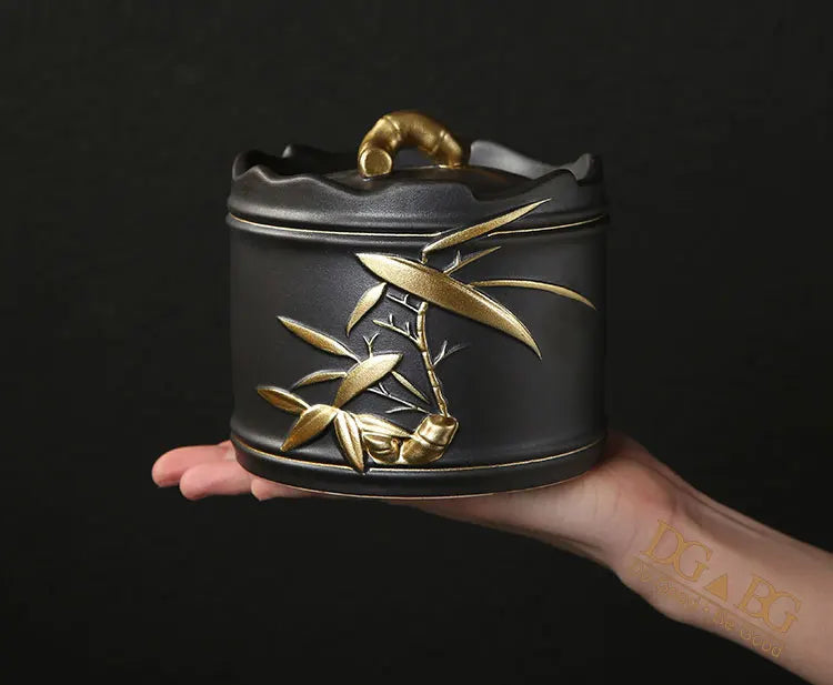 Bamboo Design Keepsake Memorial Urn