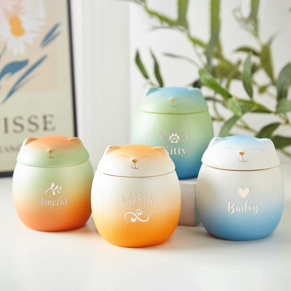 Cat Memorial Pet Urn