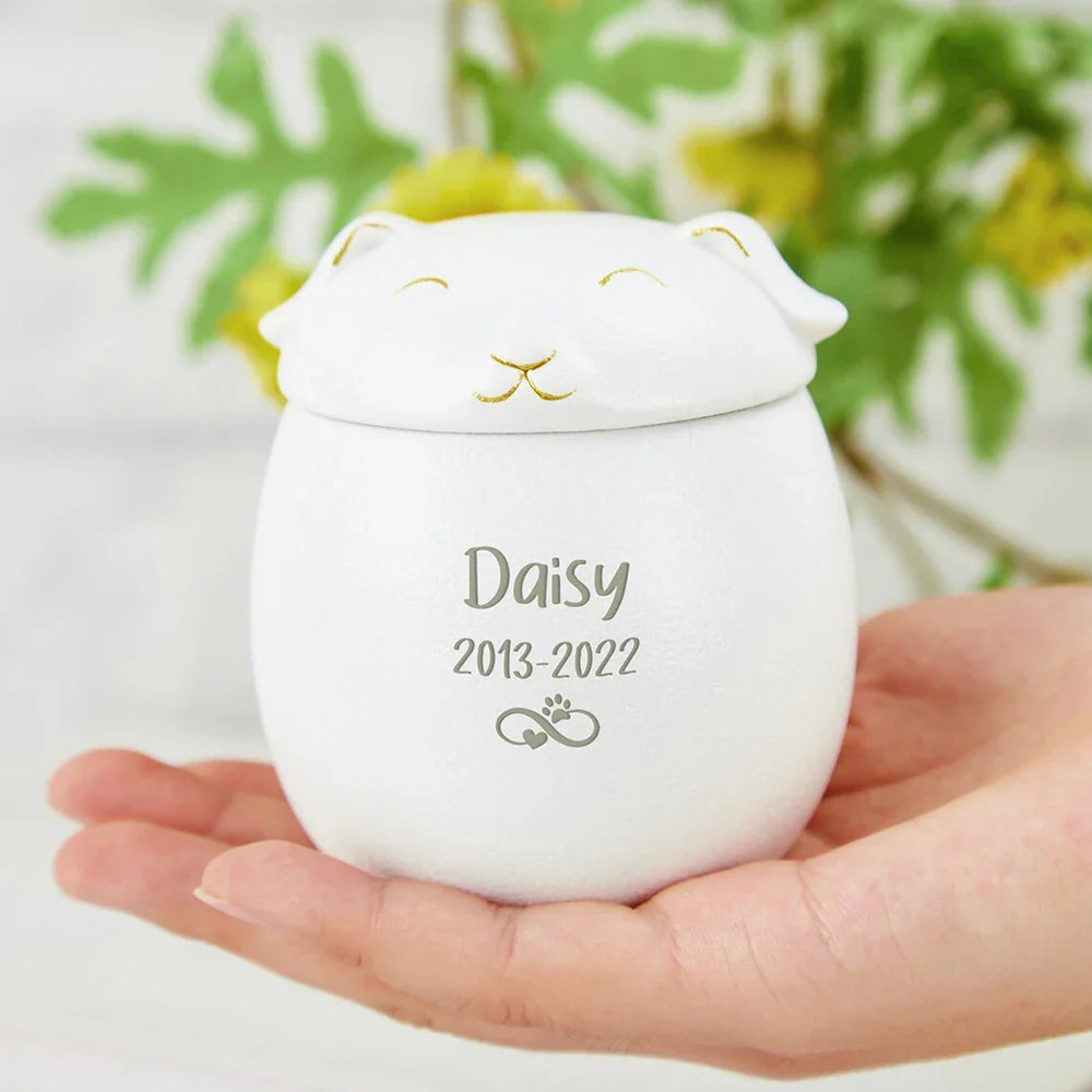 Cat Memorial Pet Urn