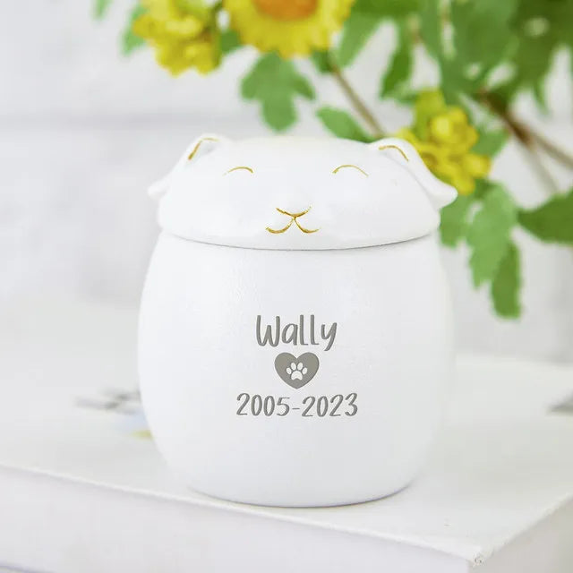 Cat Memorial Pet Urn