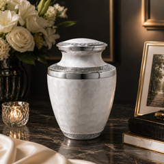 Silver Veil Urn
