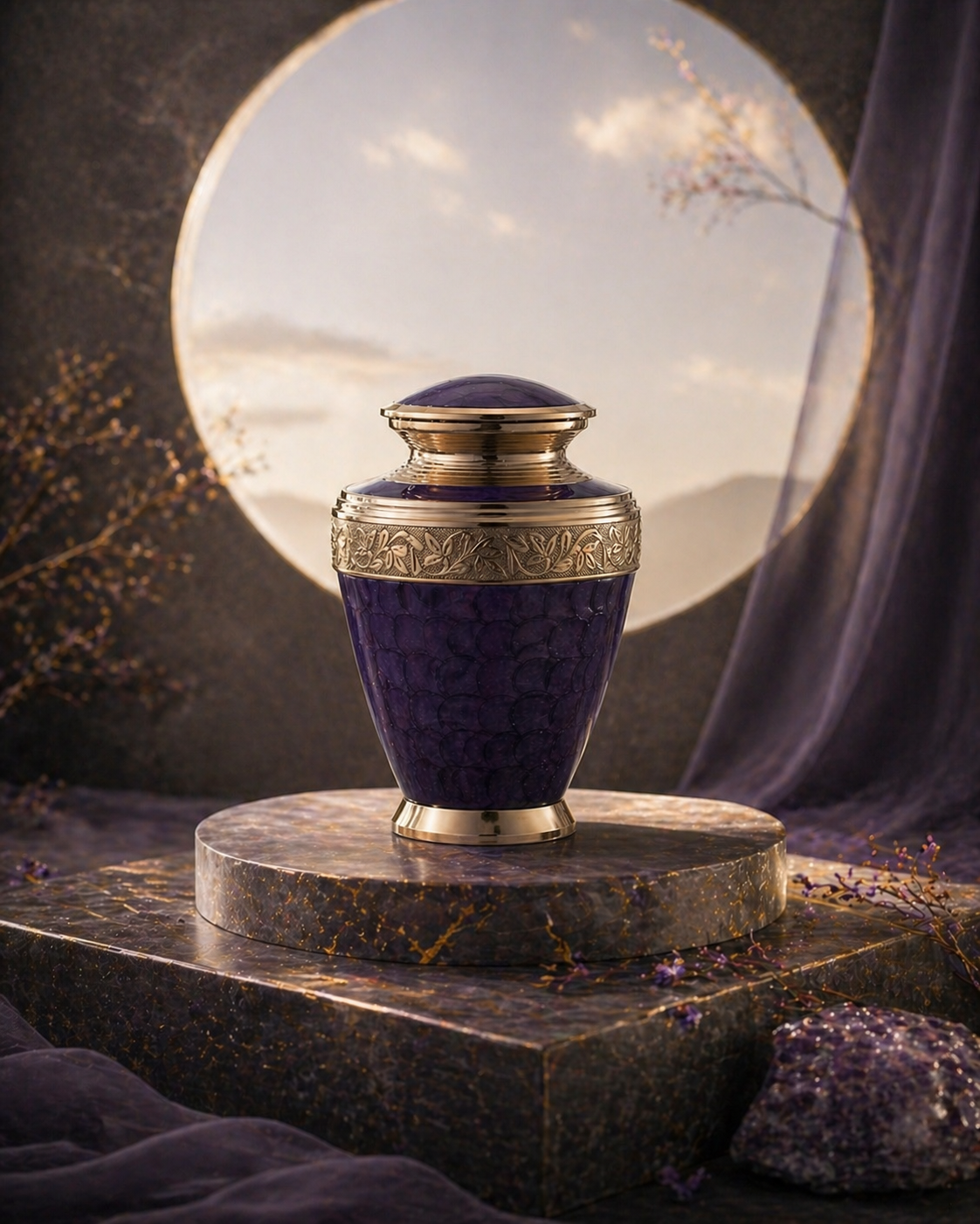 Aurelian Violet Urn