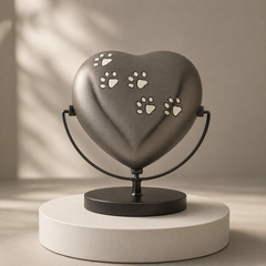 Ashen Paws Heart Urn