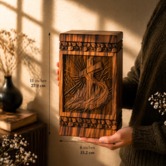 Wooden Cross Urn