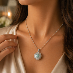 Opal Style Keepsake Necklace