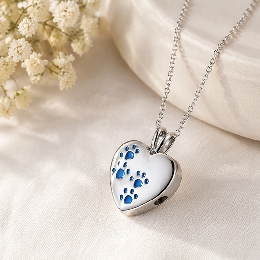 Vacuum Plated Heart Necklace for Pets