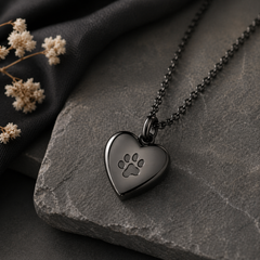 Heart Shaped Keepsake Necklace for Pets