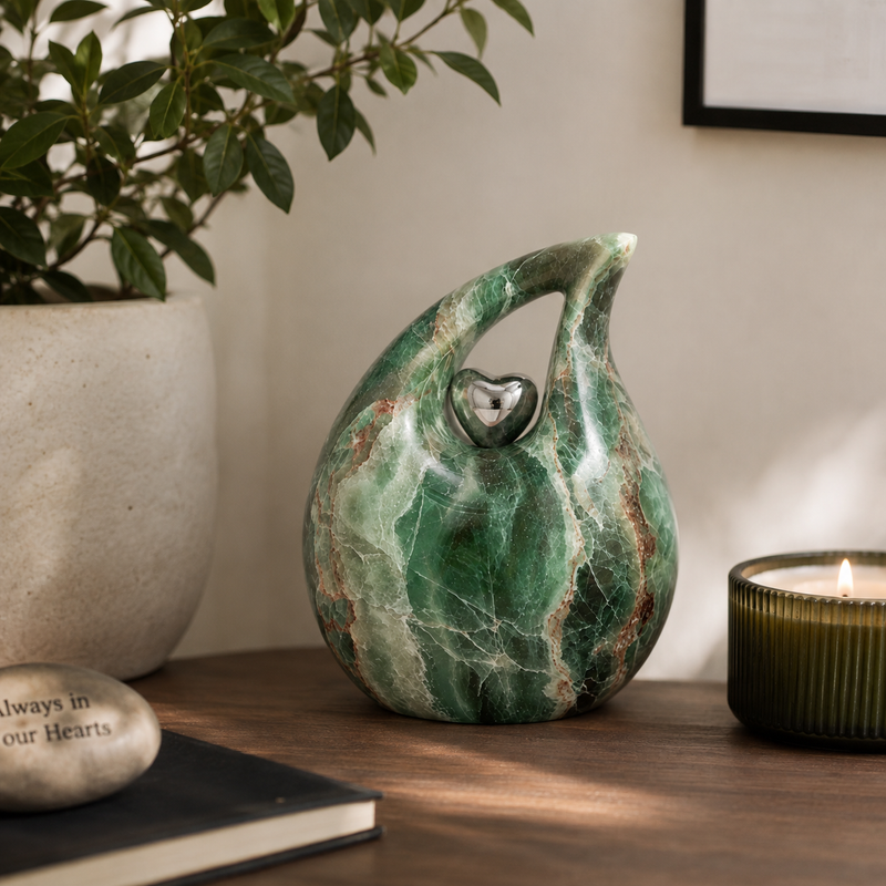 Why Choose the Emerald Teardrop Memorial Urn?