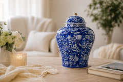Floral Design Memorial Urn