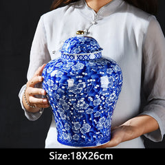 Floral Design Memorial Urn