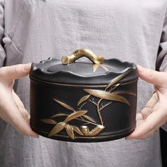 Bamboo Styled Keepsake Urn