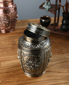 Ornate Floral Keepsake Urn