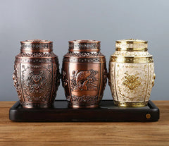 Ornate Floral Keepsake Urn