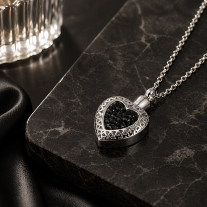 Heart Keepsake Memorial Necklace