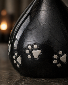 Midnight Paws Pet Memorial Urn