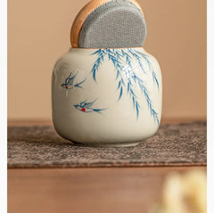 Mini Ceramic Keepsake Memorial Urn