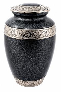 Obsidian Crest Memorial Urn