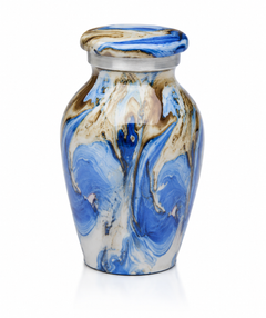 Ocean Swirl Keepsake Memorial Urn