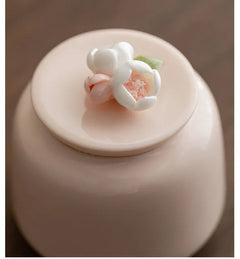 Pink Ceramic Keepsake Memorial Urn