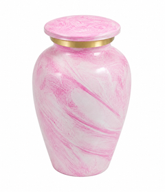 Rose Swirl Keepsake Memorial Urn