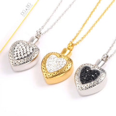 Heart Shaped Keepsake Necklace
