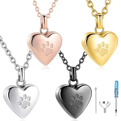 Heart Shaped Keepsake Necklace for Pets