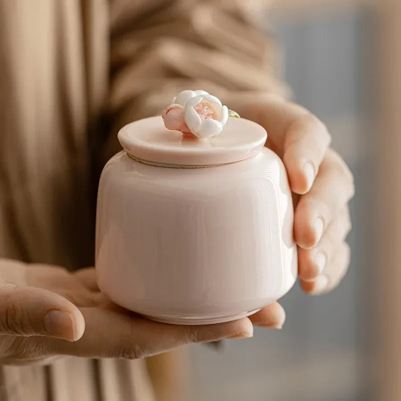 Pink Glaze Keepsake Urn