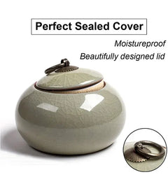 Handcrafted Frost Glaze Keepsake Urn