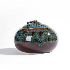 Handcrafted Frost Glaze Keepsake Urn