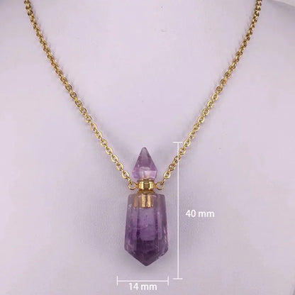 Natural Stone Keepsake Memorial Necklace